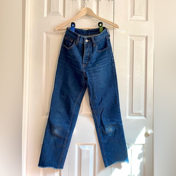 Mid rise straight leg jeans - Picture 1 of 4